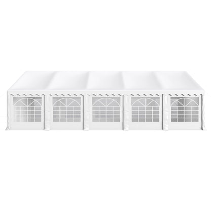 MAISON ARTS 16'X32' Party Tent Heavy Duty Wedding Party Tent Outdoor Patio Tent Outdoor Gazebo Event Shelter Canopy with Carry Bags 16X32FT - White