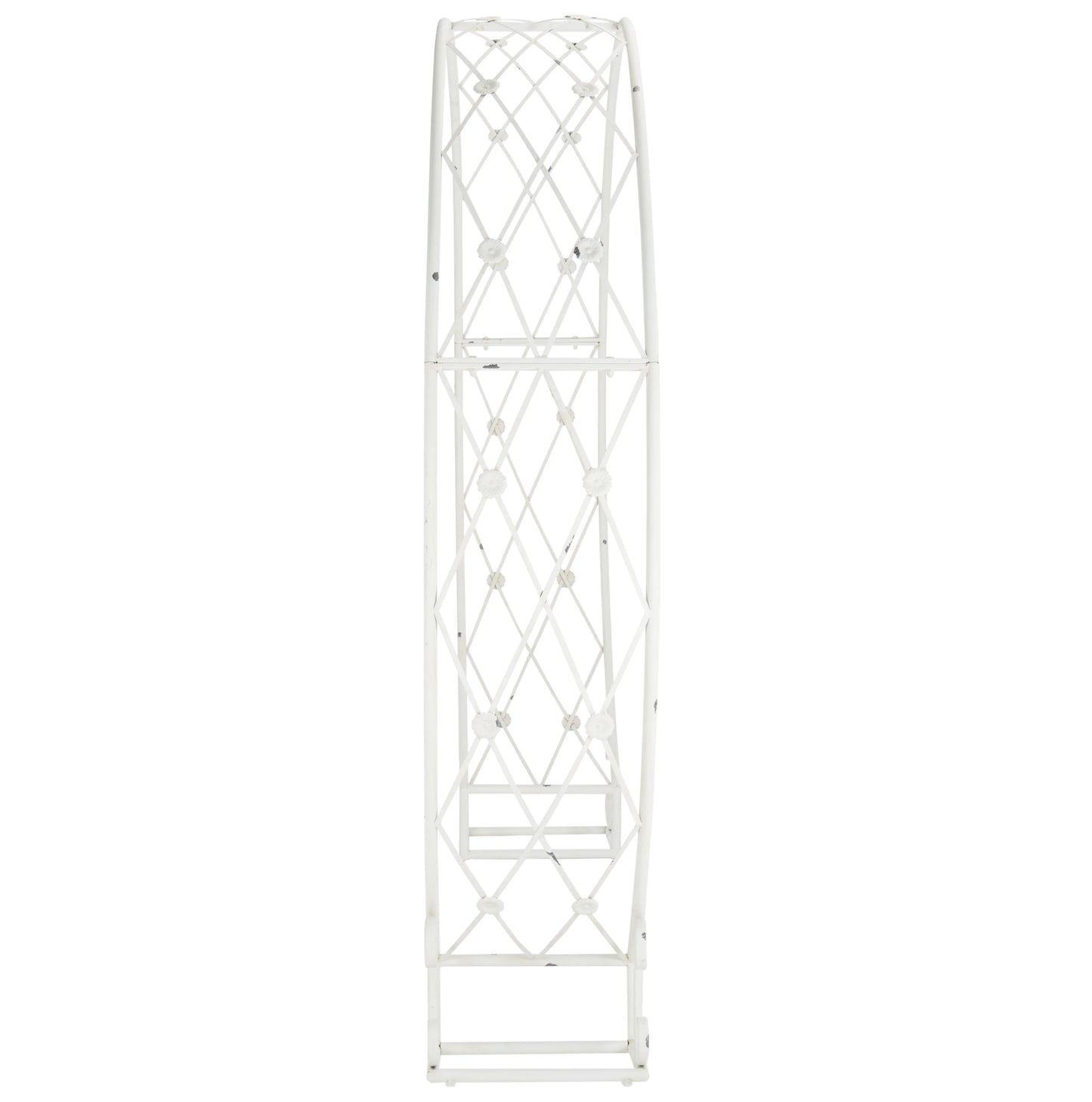 SAFAVIEH Mizell Outdoor Patio Moon Gateway, Antique White