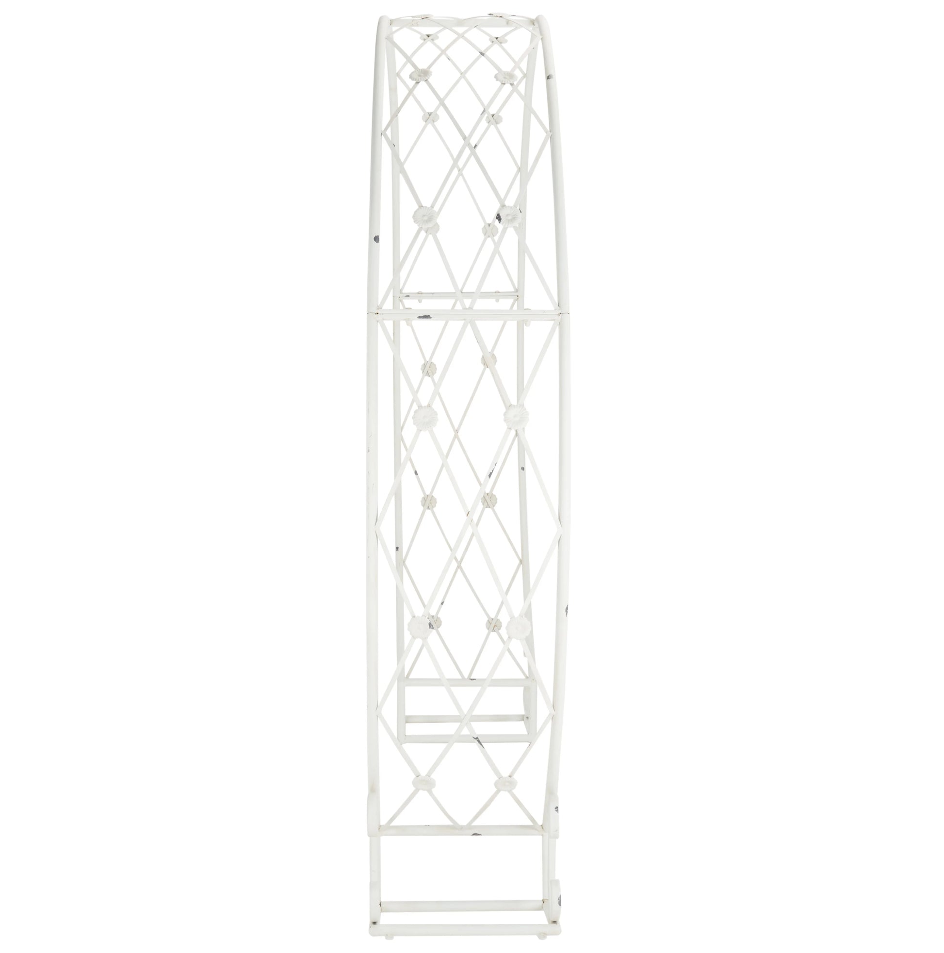 SAFAVIEH Mizell Outdoor Patio Moon Gateway, Antique White