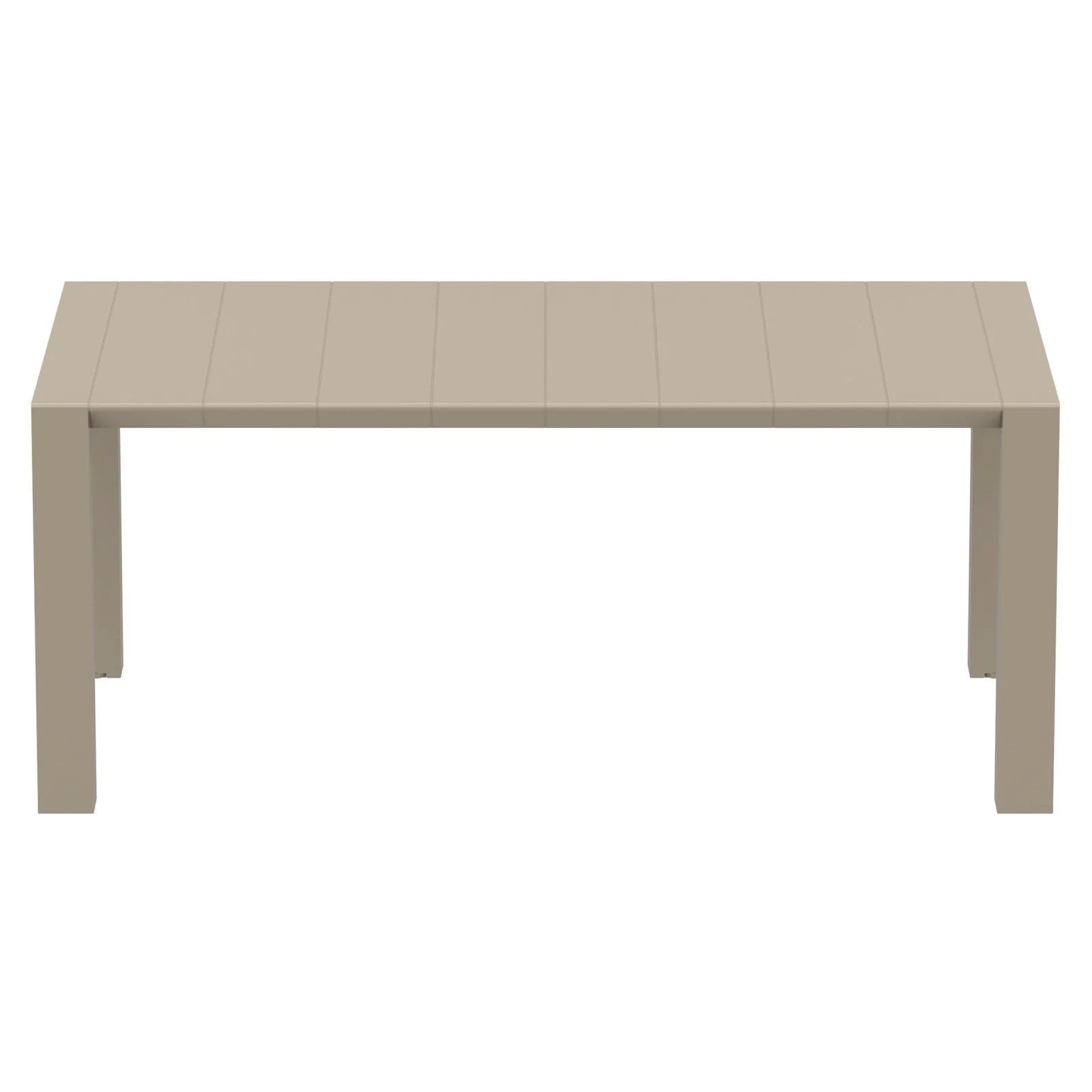 Compamia Vegas 70-86 in. Extendable Polypropylene Patio Dining Table