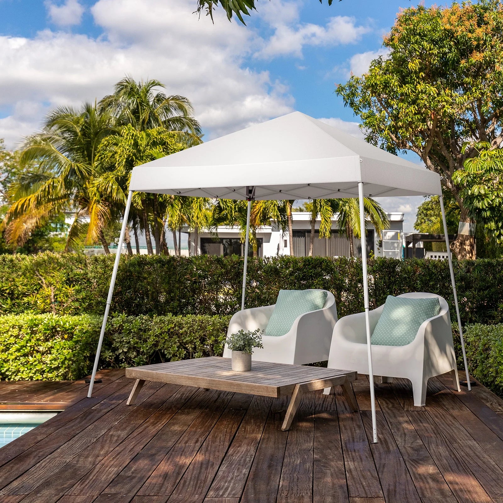 Ktaxon 8' x 8' Ez Pop Up Wedding Party Tent Outdoor Patio Folding Gazebo Canopy Shade Shelter