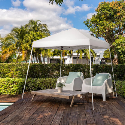 Ktaxon 8' x 8' Ez Pop Up Wedding Party Tent Outdoor Patio Folding Gazebo Canopy Shade Shelter