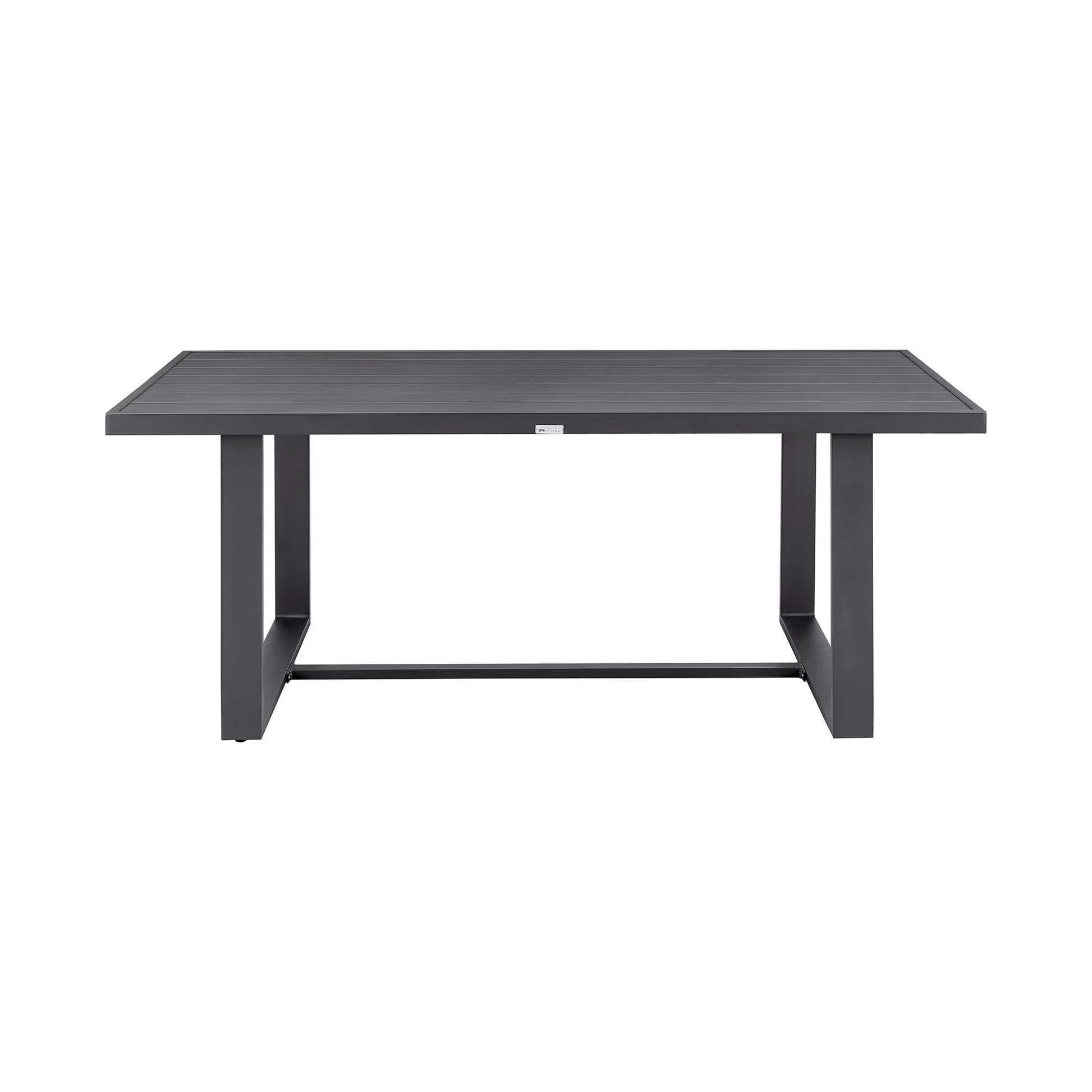 Menorca Outdoor Patio Dining Table in Aluminum