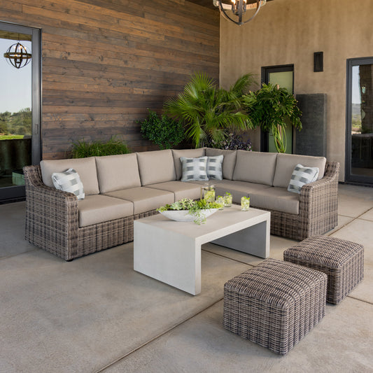 SunVilla Kent 7-piece Outdoor Patio Sectional Set