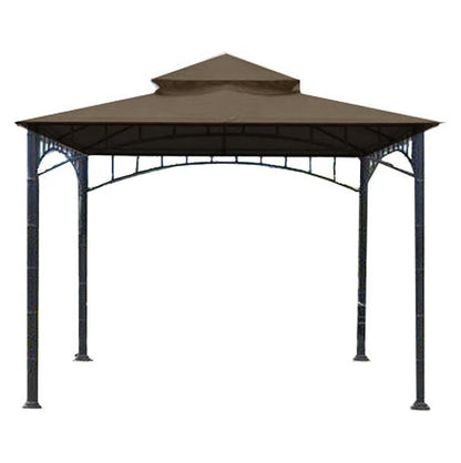 Madaga Gazebo Replacement Canopy - RipLock 350 Nutmeg - 10x10 ft - Water Resistant - Outdoor Patio Cover