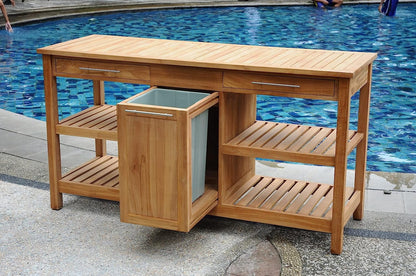Grade A Teak Wood Outdoor Patio Solvang Teak Buffet