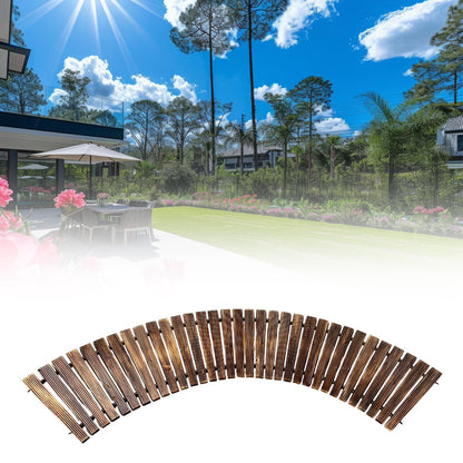 koolsoo Wooden Garden Pathway Beach Boardwalk Yard Patio Path for Garden Party Patio