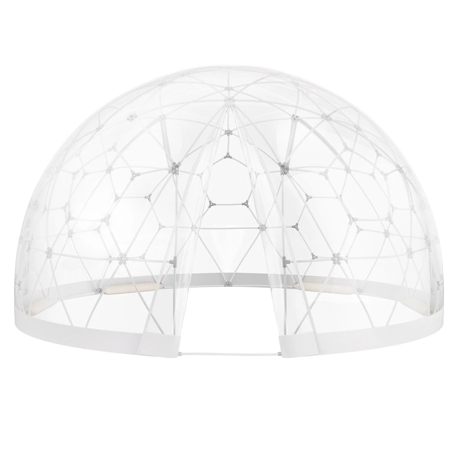 9.5FT Outdoor Bubble Tent – Transparent Dome Camping Shelter with Zip Door & Windows – Waterproof Pop-Up Tent for Stargazing, Backyard, Patio & Glamping – Portable Instant Setup