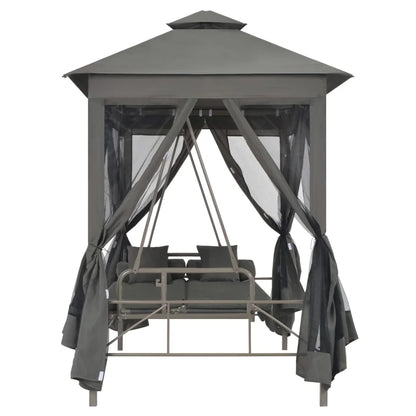 vidaXL Patio Swing Chair Outdoor Hanging Bench Seat with Gazebo Swing Seat