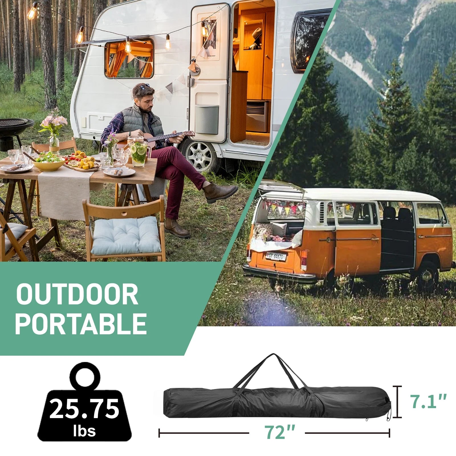 UBesGoo 12 x 12 Ez Pop Up Gazebo Canopy Tent with Mosquito Netting for Patio, Camping and Picnic Includes Carry Bag