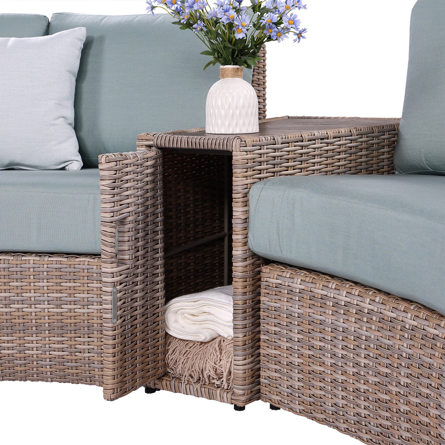 Audrey 6-piece Outdoor Patio Fire Seating Set