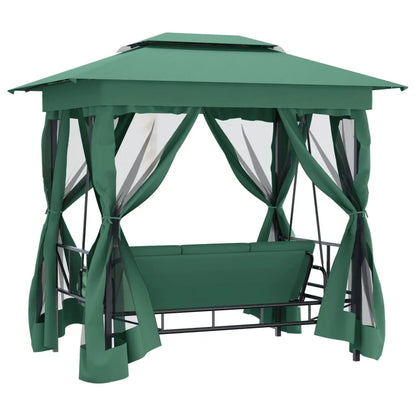 vidaXL Patio Swing Chair Outdoor Hanging Bench Seat with Gazebo Swing Seat