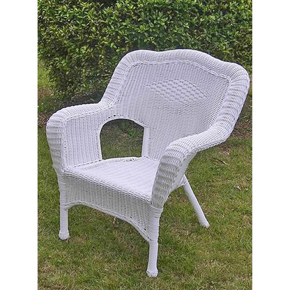 Camelback Resin Wicker Patio Chairs (Set of 2)