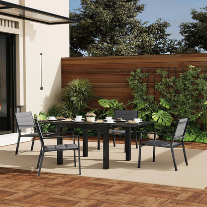 2 Piece Metal Patio Stackable Dining Chairs Set,Ventilated Material Stackable Outdoor Chairs Textilene Fabric Outdoor Aluminum Stacking Dining Chair Patio Dining Chairs