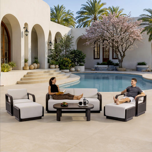 MoDe Quito 6-Piece Outdoor Patio Deep Seating Set