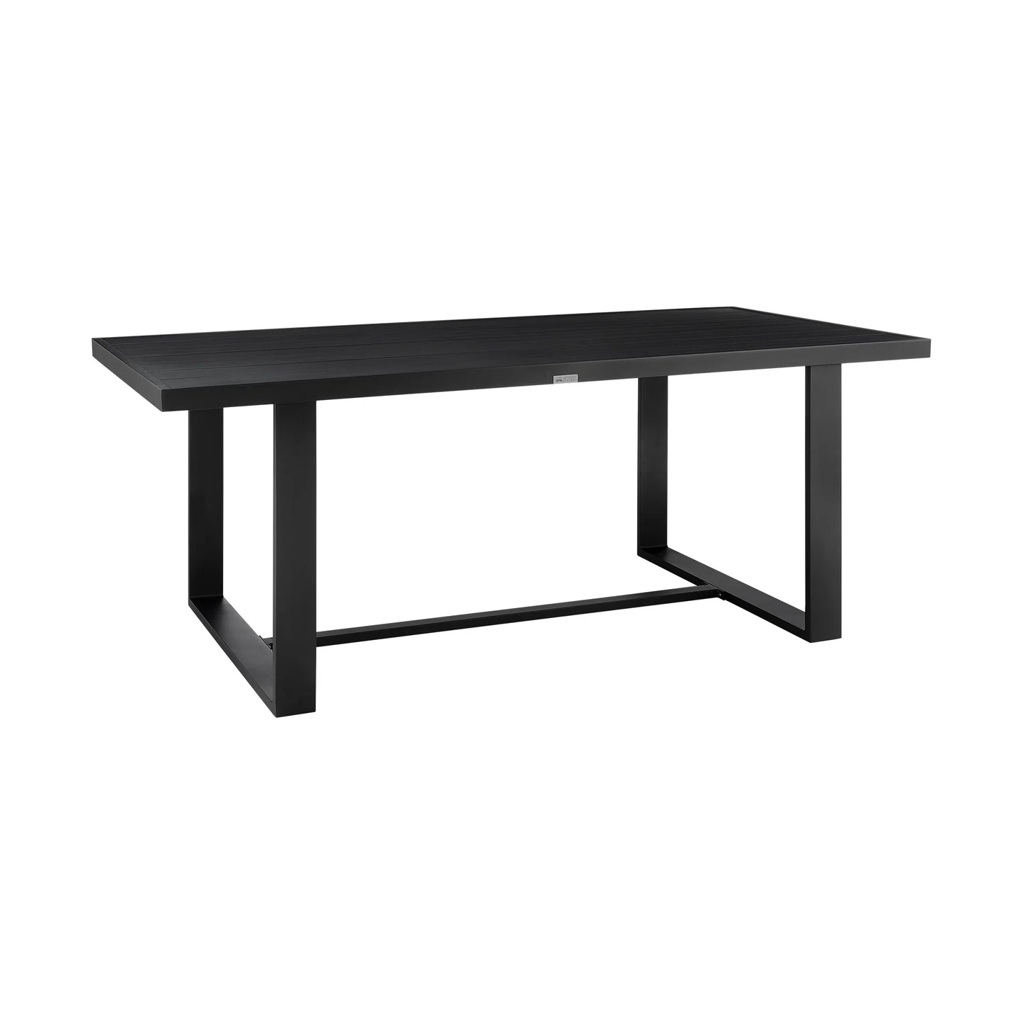 Menorca Outdoor Patio Dining Table in Aluminum