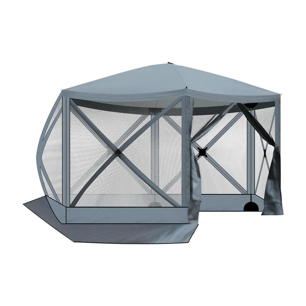Barara King Outdoor Canopy Tent, Patio Portable Canopy,12' x 12' Outdoor Pop-Up Camping Canopy