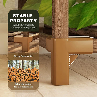 Plant Stands Indoor Outdoor Corner Tall Shelf Plant Shelves Wood Plant Holder for Living 7-Tier Corner Stands Room Outdoor Plant Rack Indoor Multiple Plants Patio Balcony Decor Gardening Gifts for Mom