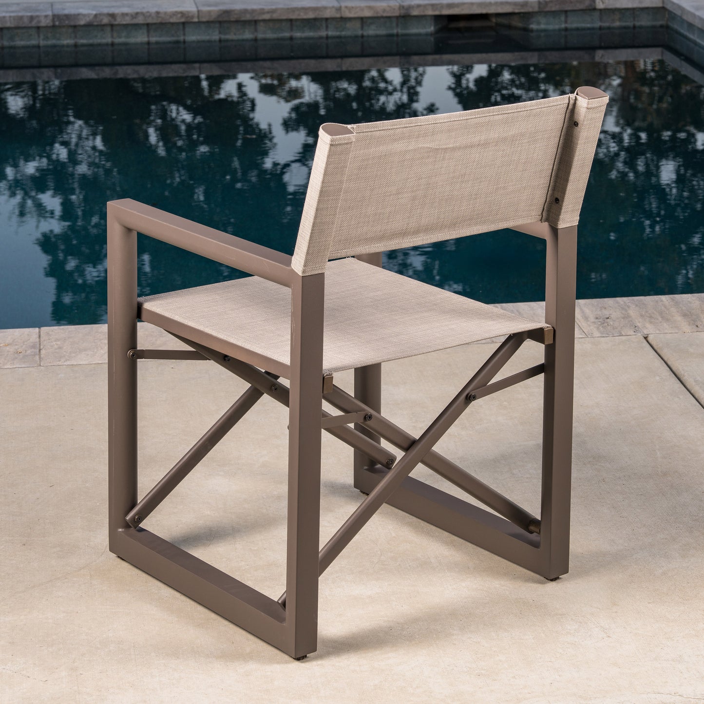 SunVilla Anchor 9-piece Outdoor Patio Dining Set with Folding Chairs