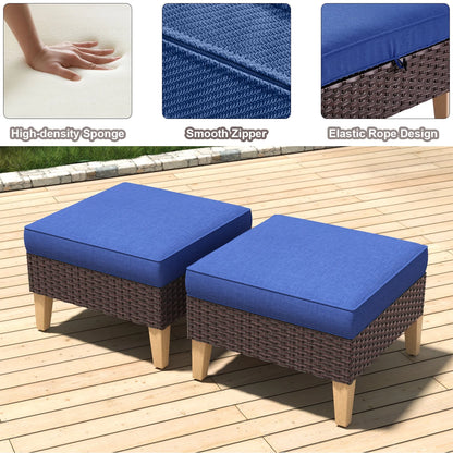 POCASSY 92.71" Wide Outdoor Reversible Patio Sectional with Cushions