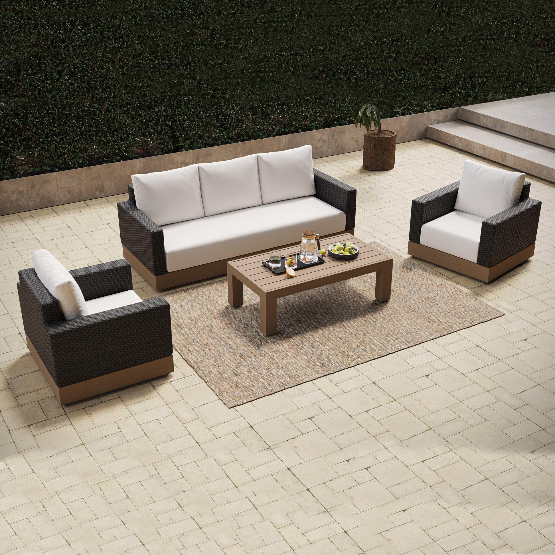OTTA Outdoor Laurel 4-piece Outdoor Patio Seating Set