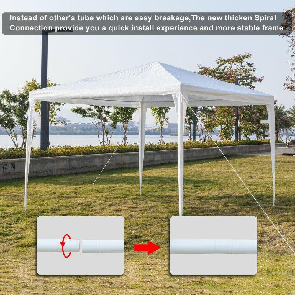 Beran7 Gazebo Canopy, Pavilion Cater Canopy Waterproof Sun Shelter, Outdoor Patio BBQ Wedding Party Events Heavy Duty Folding Portable Camping Tent