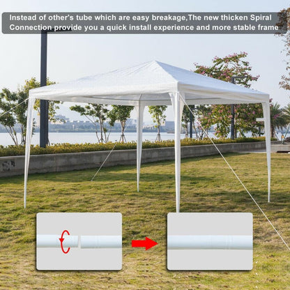 Beran7 Gazebo Canopy, Pavilion Cater Canopy Waterproof Sun Shelter, Outdoor Patio BBQ Wedding Party Events Heavy Duty Folding Portable Camping Tent