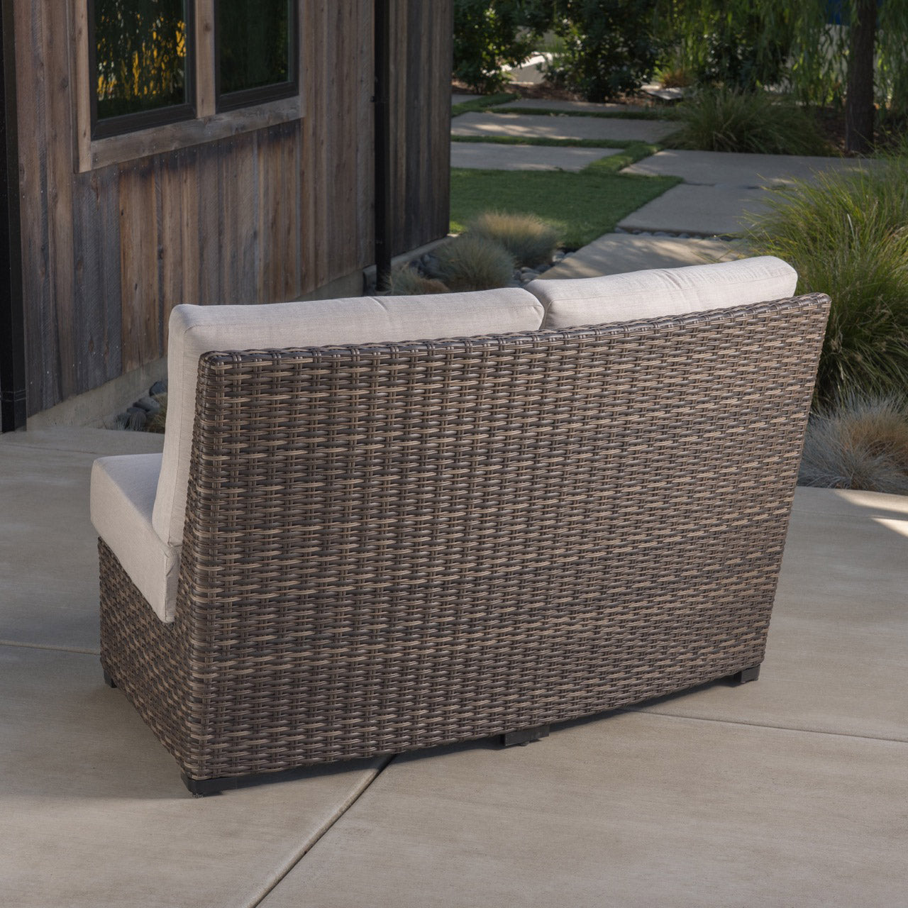 SunVilla Middleton 7-piece Fire Outdoor Patio Sectional Seating Set