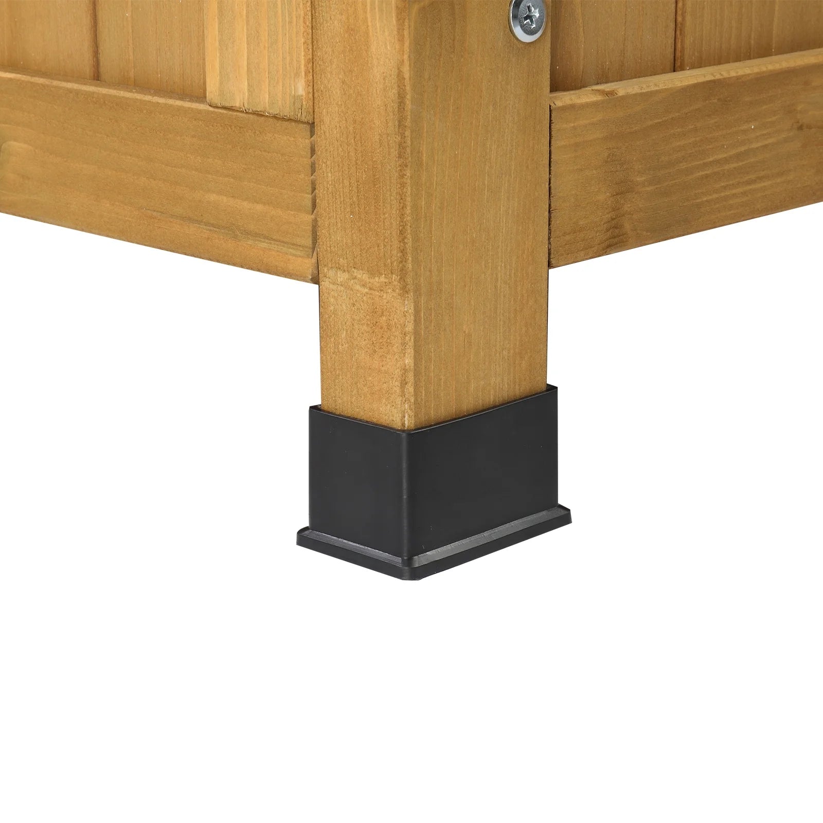 Zimtown Outdoor Storage Bench Deck Box for Patio Furniture, Front Porch Decor,Yellow