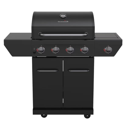 Nexgrill 3-Burner Stainless Steel Propane Gas Grill with Side Tables, 40,500 BTUs, 4 Wheel Transport, 591 SQ. IN. Cooking Space, Outdoor Kitchen Grill for BBQs, Patios, and More - 720-0830MN