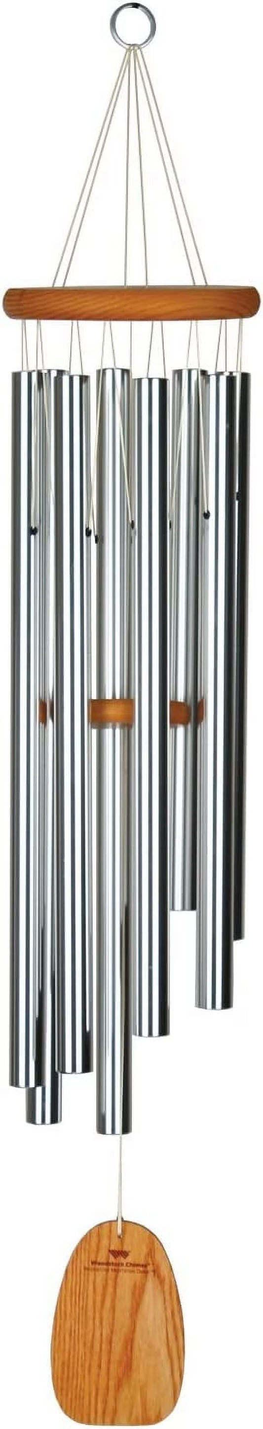 Woodstock Chimes Signature Collection, Woodstock Meditation Chime, 39'' Eastern Energies Wind Chimes for Outdoor, Patio, Home or Garden Dcor (TMS)