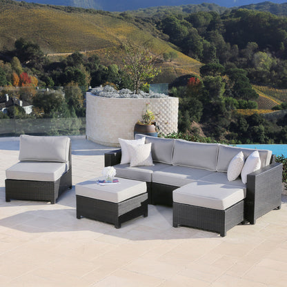Monaco 6-piece Modular Outdoor Patio Seating Set