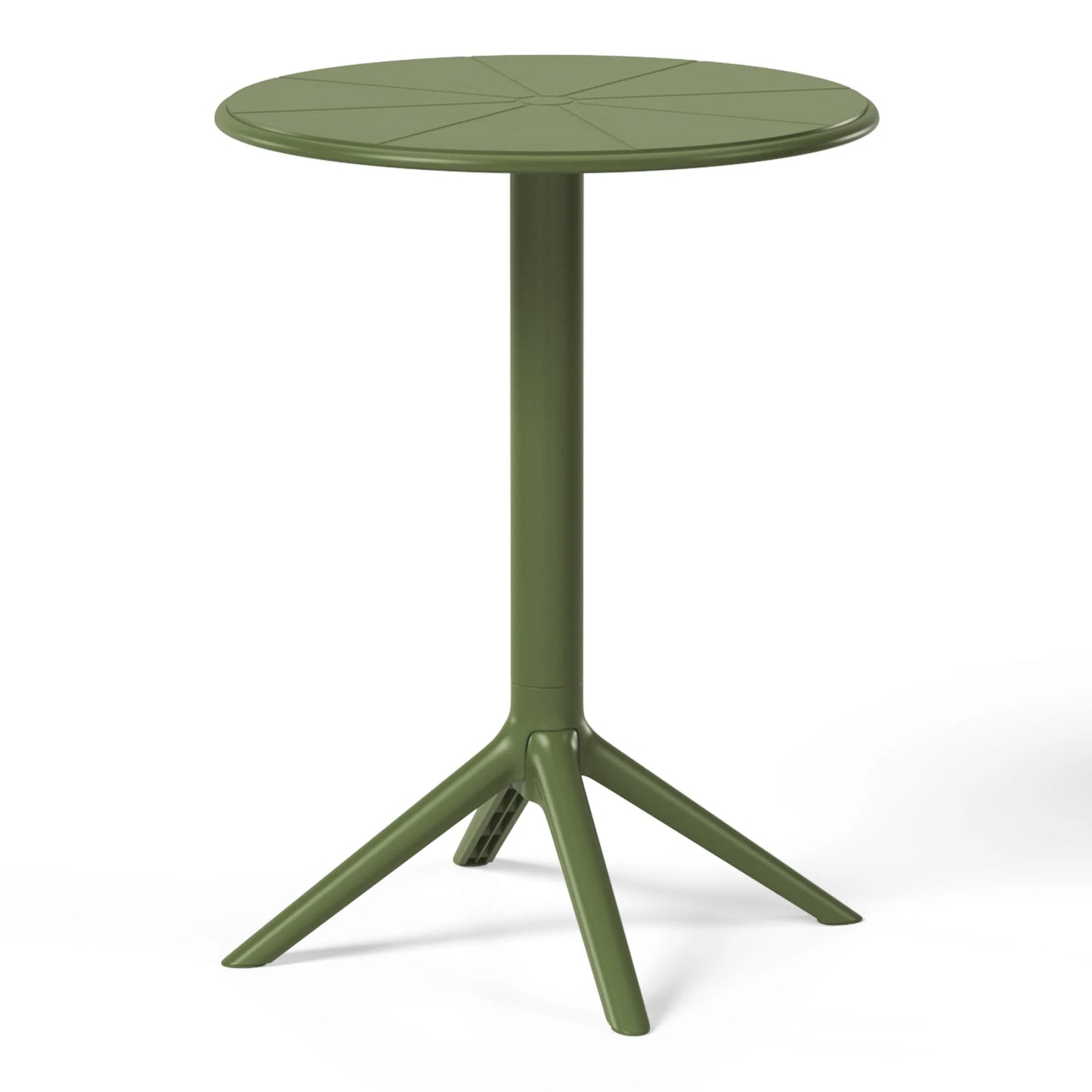 WestinTrends Playa 3-Piece Outdoor Resin Patio Bistro Set with Stackable Patio Dining Side Chairs, Olive Green