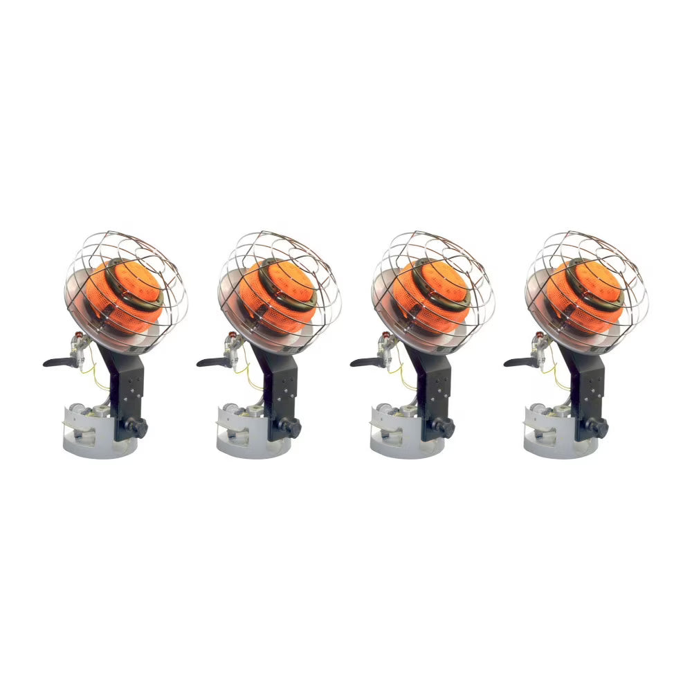 Mr. Heater Tank Top 45,000 BTU Metallic Propane Patio Heaters (4 Count)