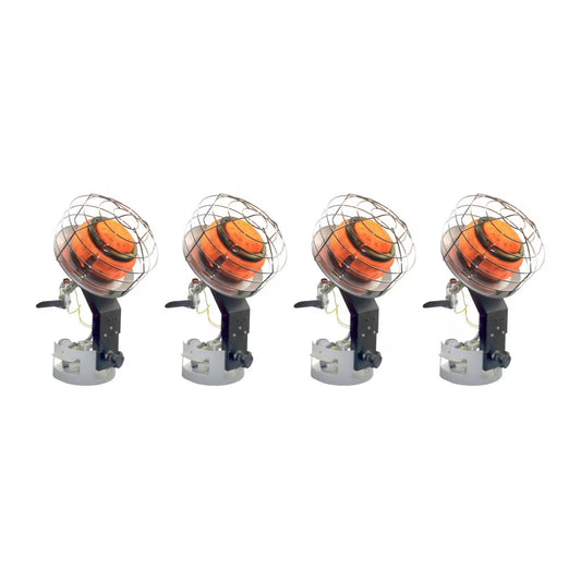 Mr. Heater Tank Top 45,000 BTU Metallic Propane Patio Heaters (4 Count)