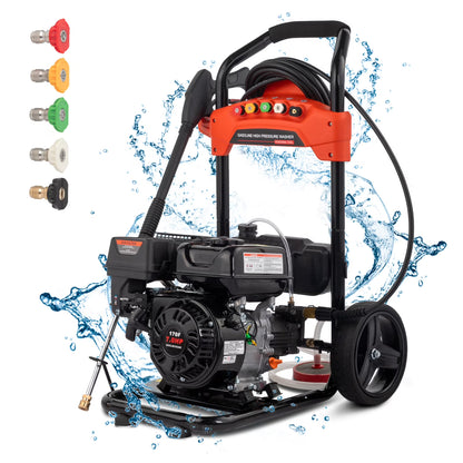 Ktaxon 198CC Gas Pressure Washer, 2700 PSI and 2.3 GPM, for Cars/Fences/Driveways/Homes/Patios