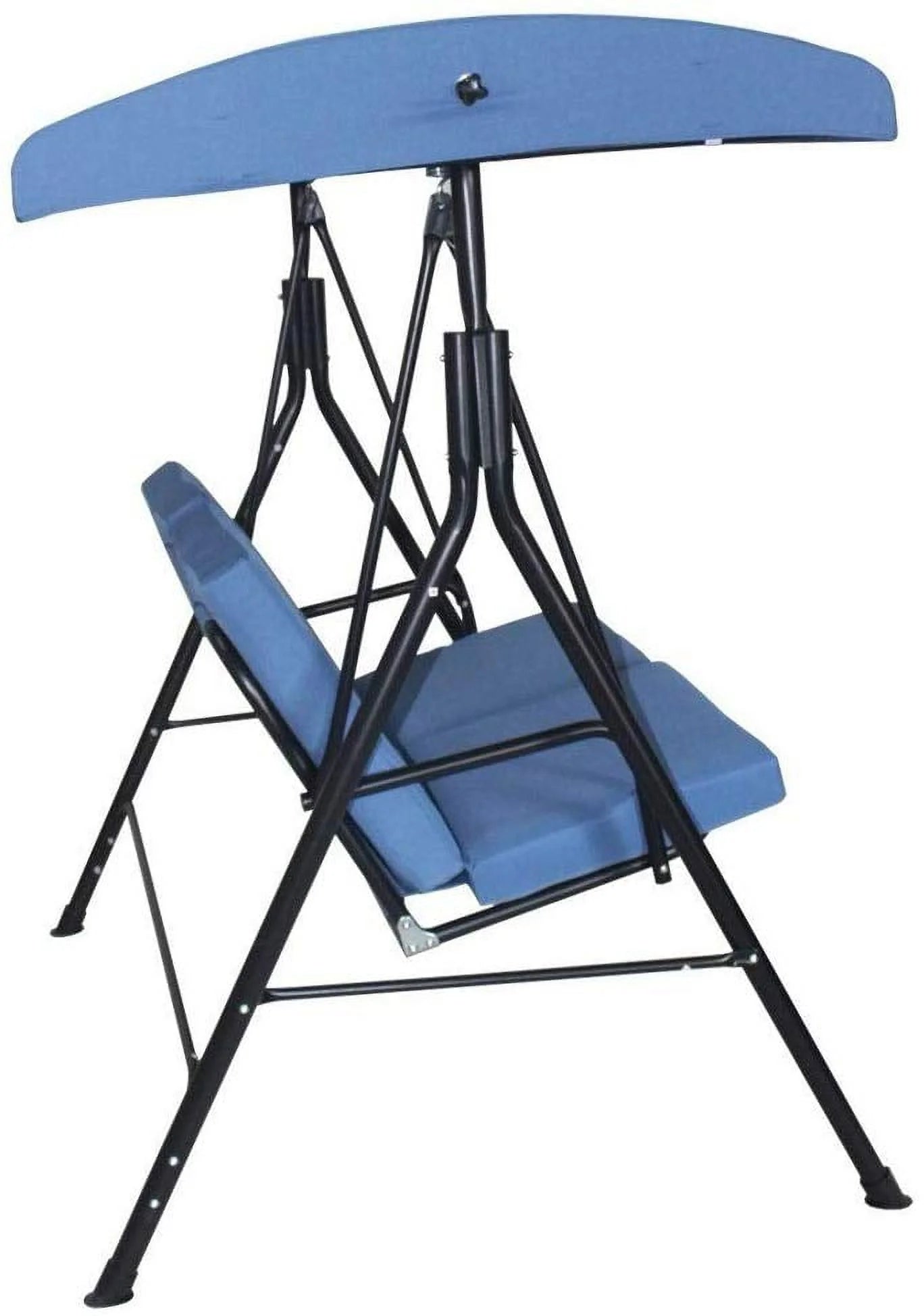 Vanity Art 2 Person All-Weather Patio Swing Chair Adjustable Tilt Steel Canopy Porch Swing