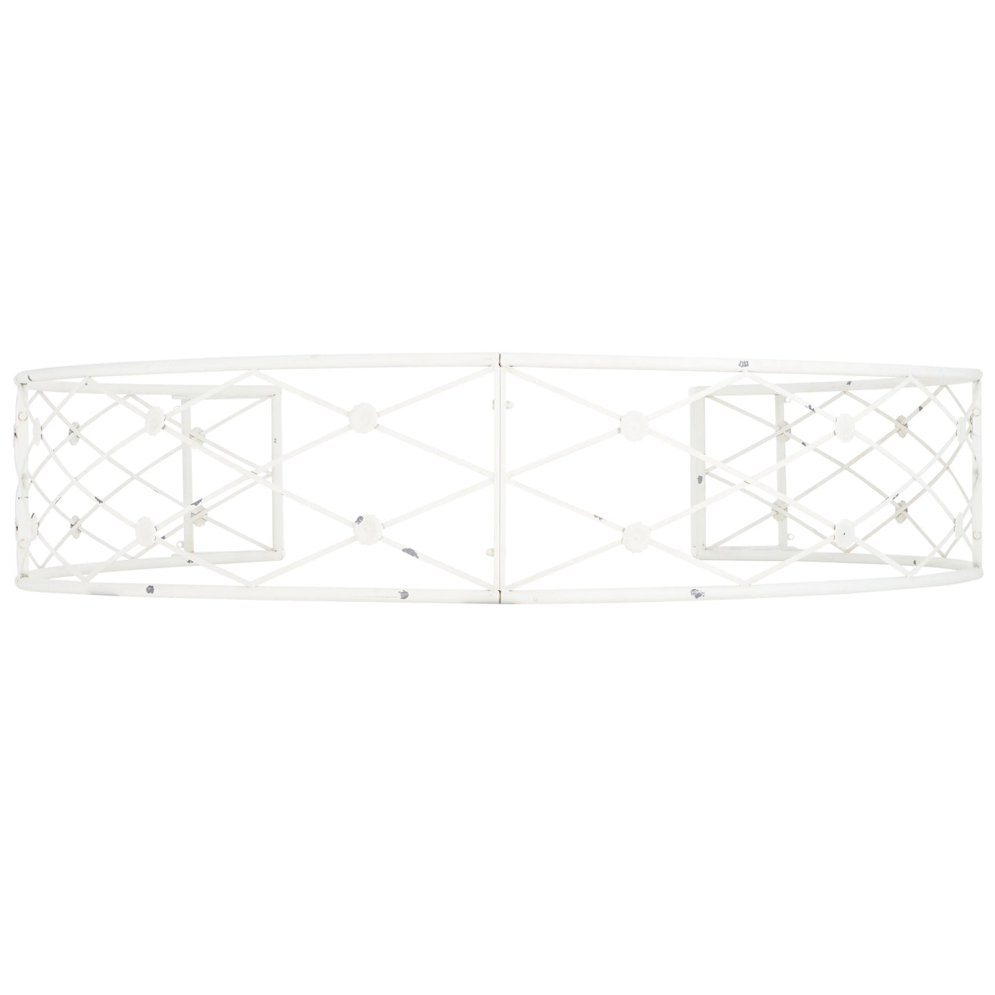 SAFAVIEH Mizell Outdoor Patio Moon Gateway, Antique White