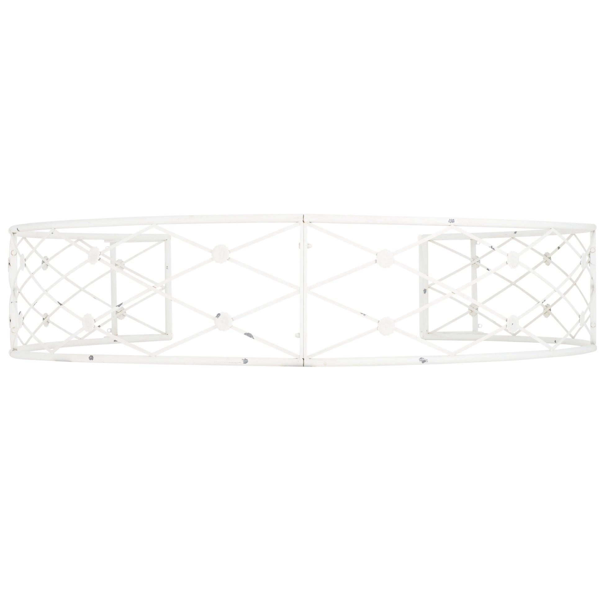 SAFAVIEH Mizell Outdoor Patio Moon Gateway, Antique White