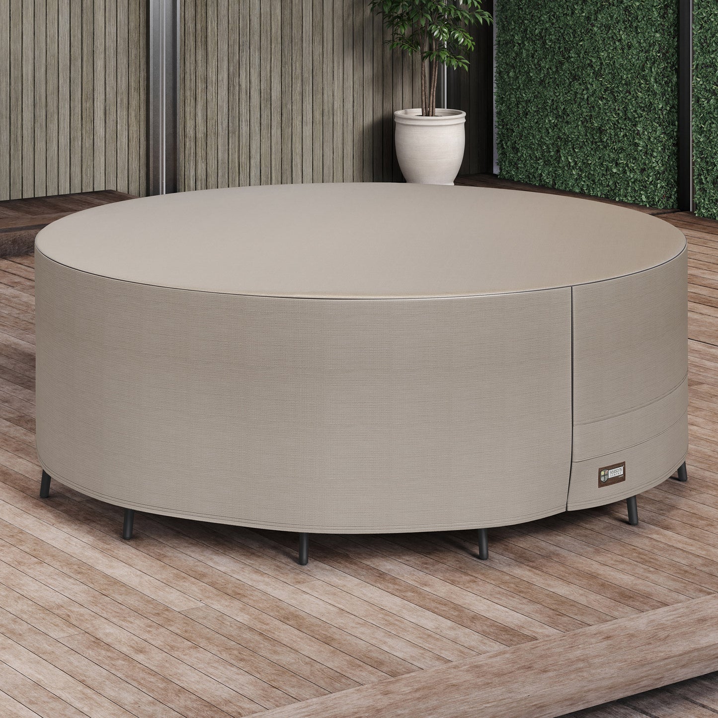 Outdoor Round Patio Table Set Cover