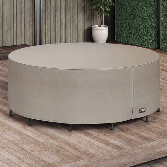 Outdoor Round Patio Table Set Cover