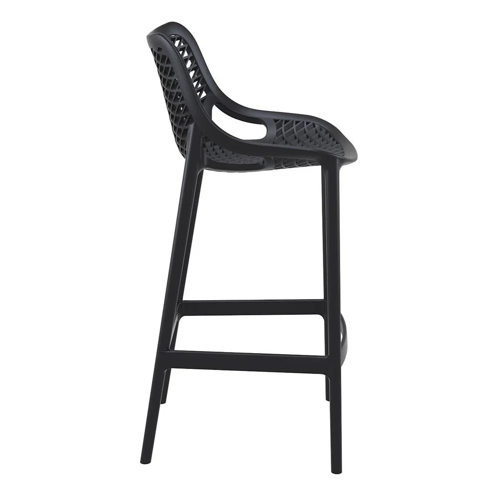Compamia Air Patio Bar Stool in Black