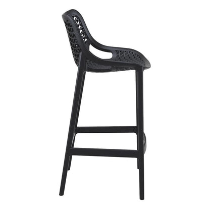 Compamia Air Patio Bar Stool in Black