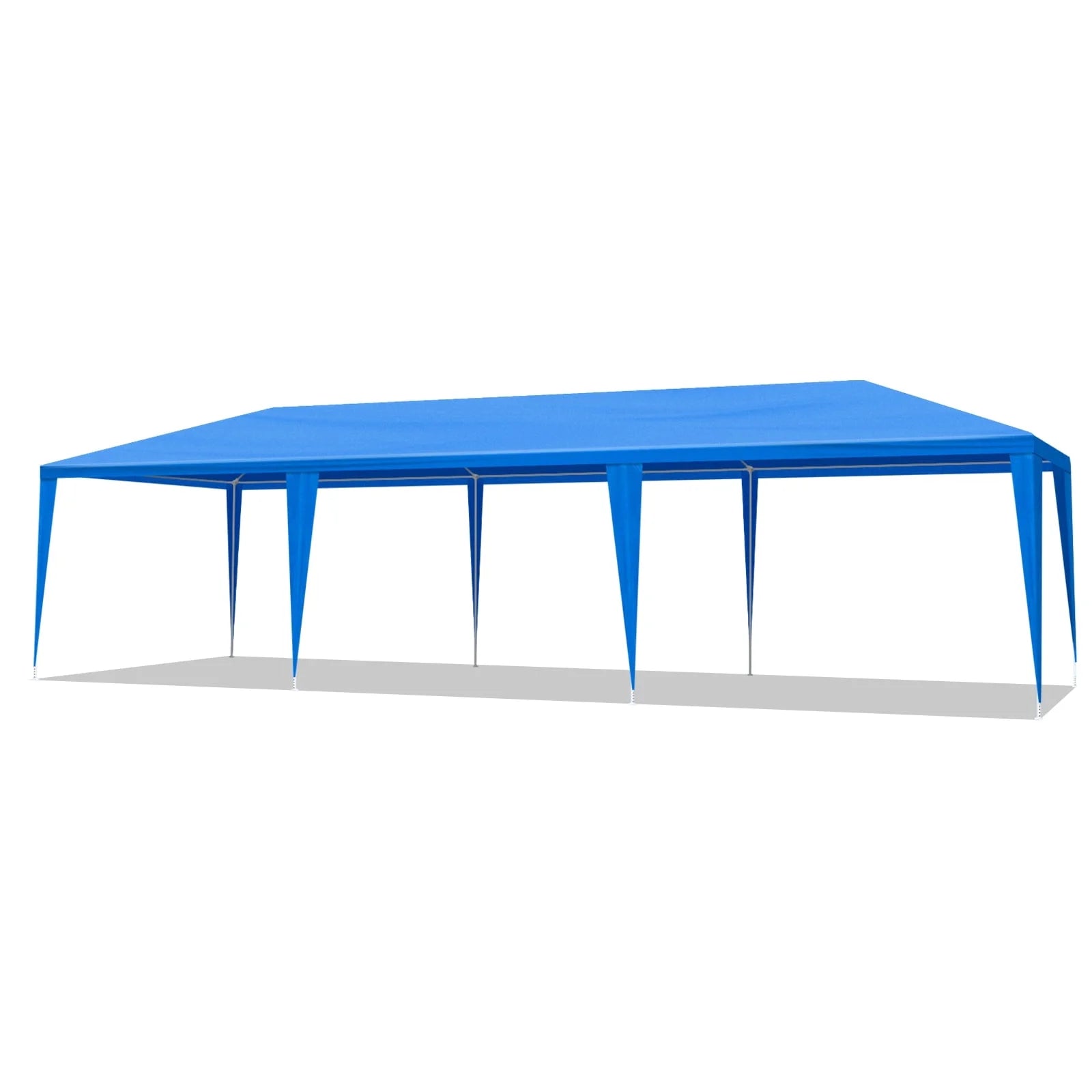10'x30' Outdoor Party Tent with 8 Removable Sidewalls - Waterproof Canopy Patio Wedding Gazebo for Backyard Events, Blue