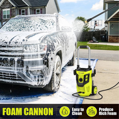 Electric Pressure Washer 3500 PSI Max 2.4 GPM Electric Power Washer with 4 Nozzles for Cars/Patios/Diverway/Fences