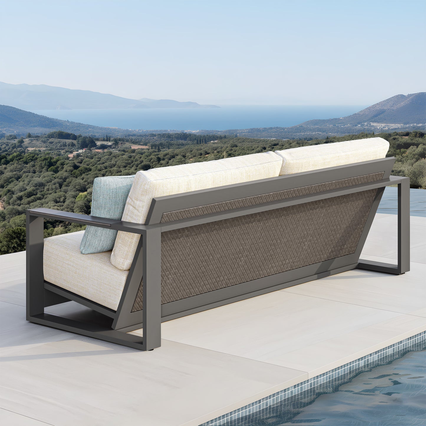 Veranda Classics Milan 4-piece Deep Outdoor Patio Seating Set