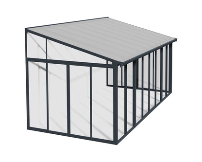 Palram - Canopia SanRemo 10' x 14' Patio Enclosure - Gray/Clear