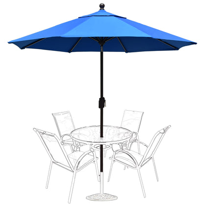 EliteShade 9Ft Market Umbrella Patio Outdoor Table UmbrellaTeal