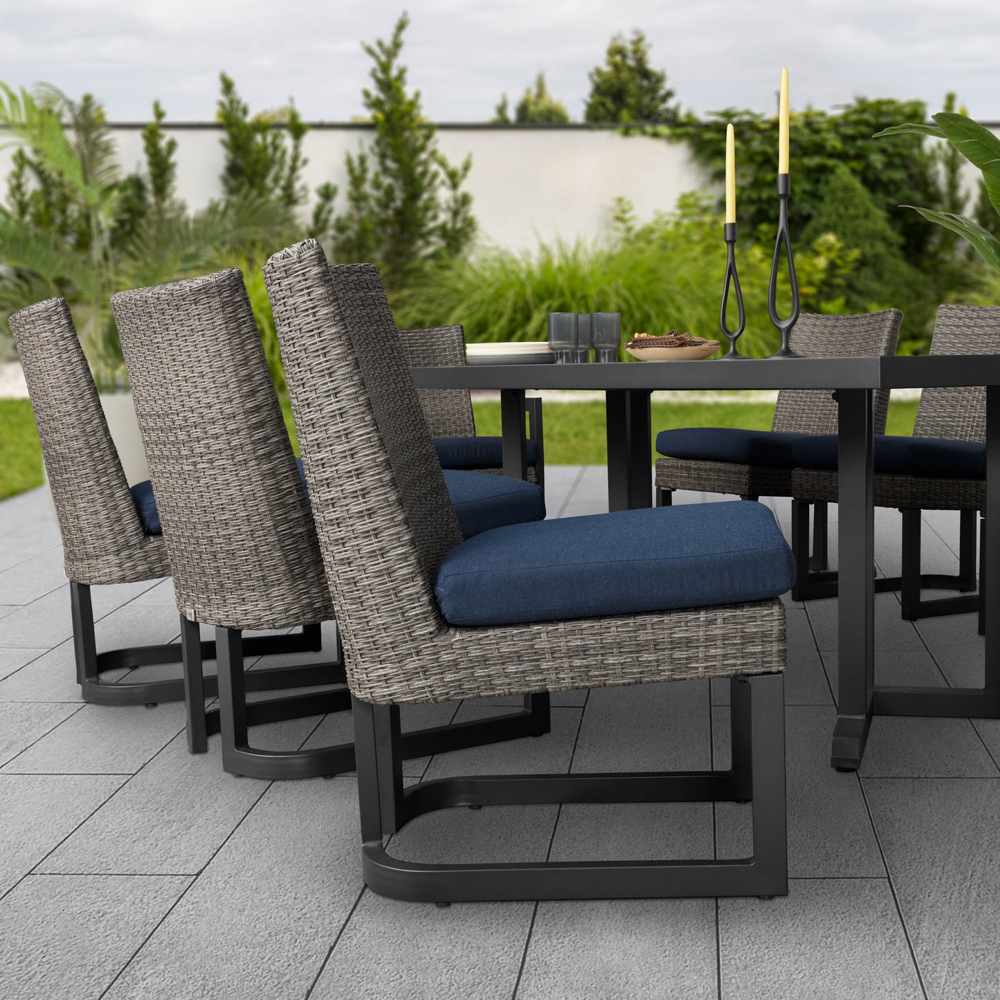 Agio Luna 9-piece Outdoor Patio Dining Set