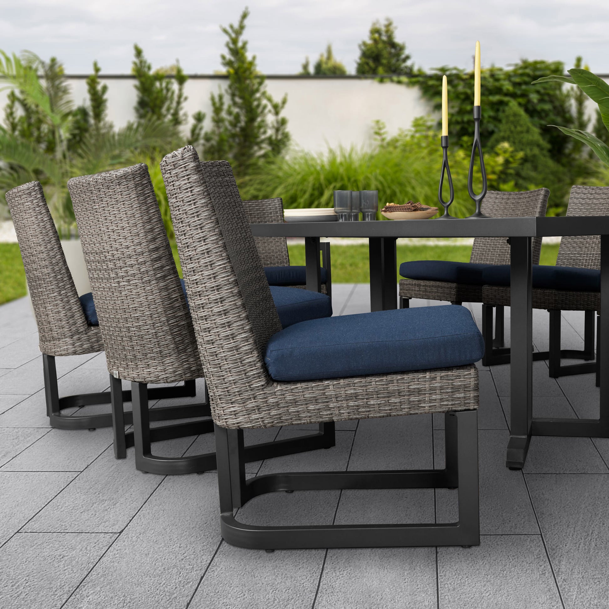 Agio Luna 9-piece Outdoor Patio Dining Set